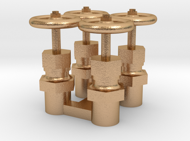 38 class steam cleaning valve stems x 4 in Natural Bronze