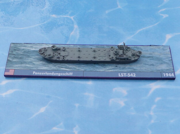 WW II US Landing Ship Tank LST Mk. 2 1/1250 in Tan Fine Detail Plastic