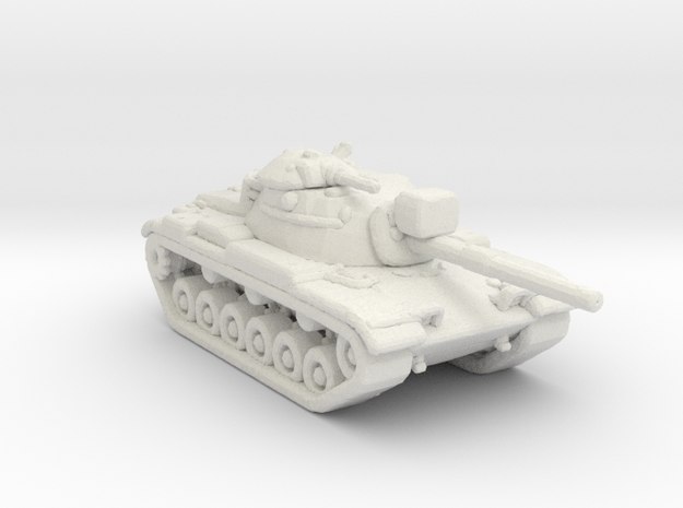 M-60 Patton 1:160 scale white plastic in White Natural Versatile Plastic