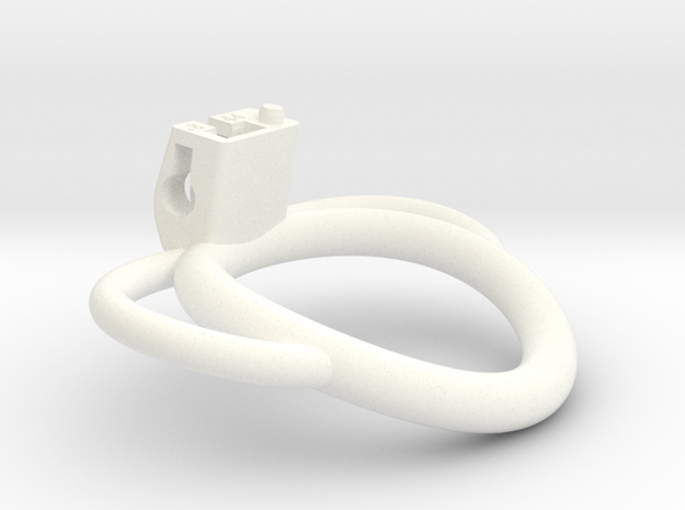 Cherry Keeper Ring G2 - 44mm +8° Handles in White Processed Versatile Plastic