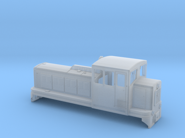 TU4 locomotive in H0e scale in Smooth Fine Detail Plastic