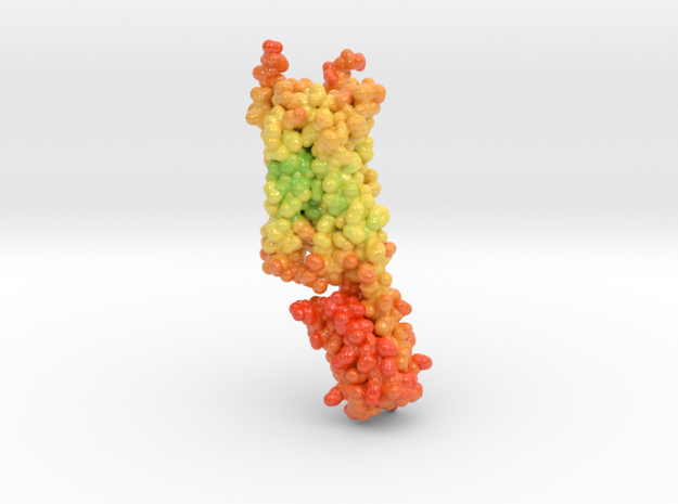Psilocybin bound to Serotonin Receptor 4ib4 in Glossy Full Color Sandstone: Small