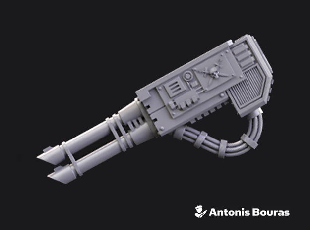 Eternus Assault Armor : Laser Cannon  in Tan Fine Detail Plastic