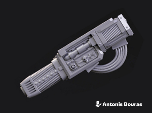 Eternus Assault Armor : Plasma Cannon in Tan Fine Detail Plastic