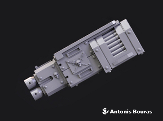 Eternus Assault Armor : Stud Cannon in Tan Fine Detail Plastic