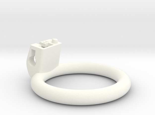 Cherry Keeper Ring G2 - 44mm Flat in White Processed Versatile Plastic