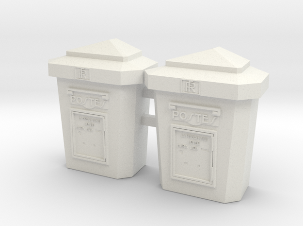 fp-19-french-postbox-30s-x2 in White Natural Versatile Plastic