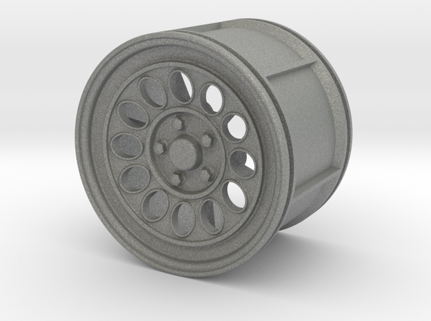 Totem Automobili Wheel - Half Stud offset in Gray PA12