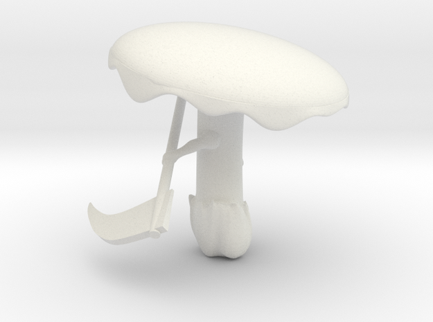 Death Cap Shrumling Mini no base Updated in White Natural Versatile Plastic