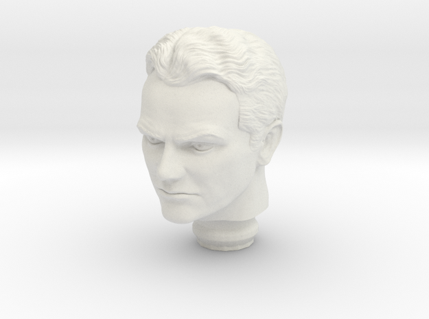 Mego James Cagney 1:9 Scale Head in White Natural Versatile Plastic
