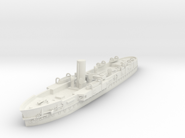 1/700 General-Admiral Protected Cruiser in White Natural Versatile Plastic