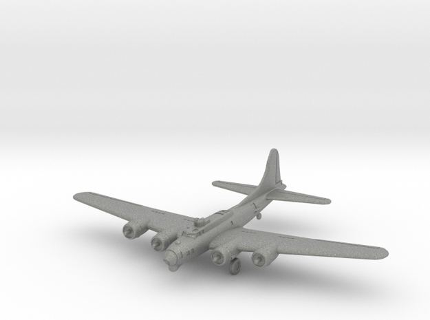 B-17G Flying Fortress (WW2) in Gray PA12: 1:400