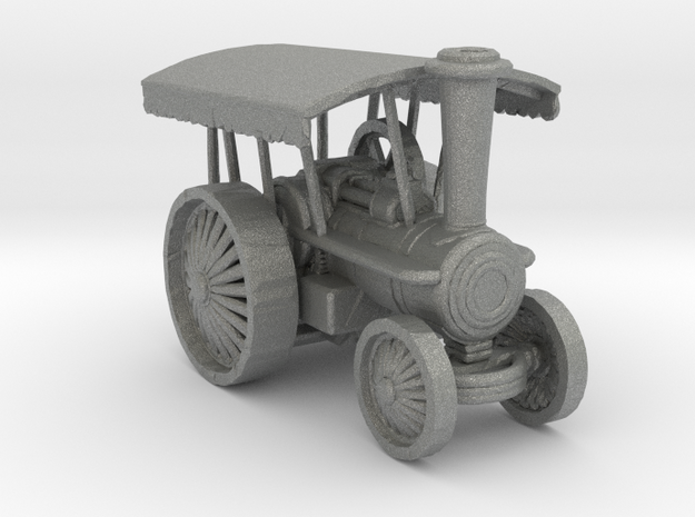 1886 Steam Tractor 1:160 scale in Gray PA12