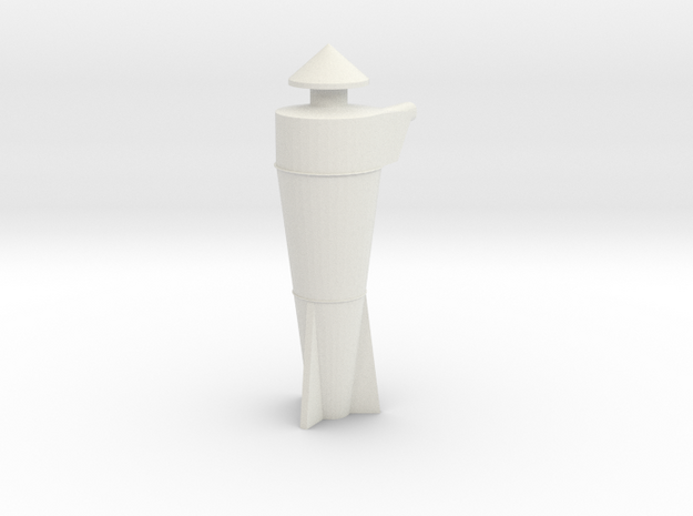 1/64 Small Dust collector in White Natural Versatile Plastic