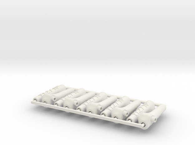 10x Push Rod mounts v.1.2 / 10º in White Natural Versatile Plastic