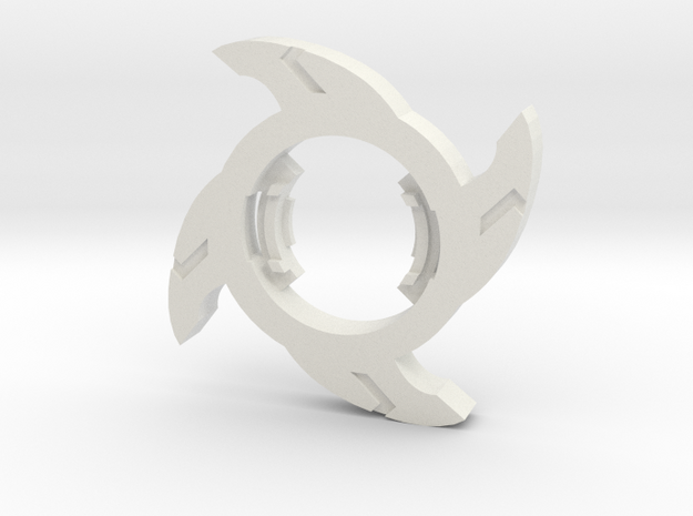 Beyblade Dragoon S Prototype-1 | Anime Attack Ring in White Natural Versatile Plastic