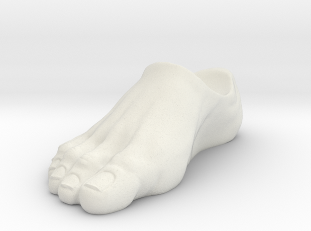 Motu Origins Human Right Foot in White Natural Versatile Plastic