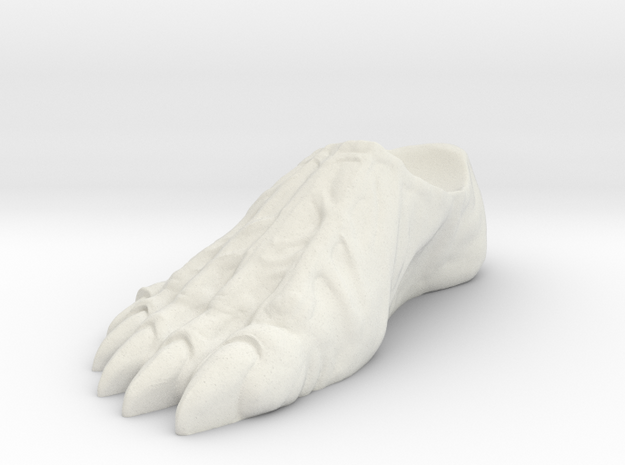 Motu Origins Evil Right Foot in White Natural Versatile Plastic