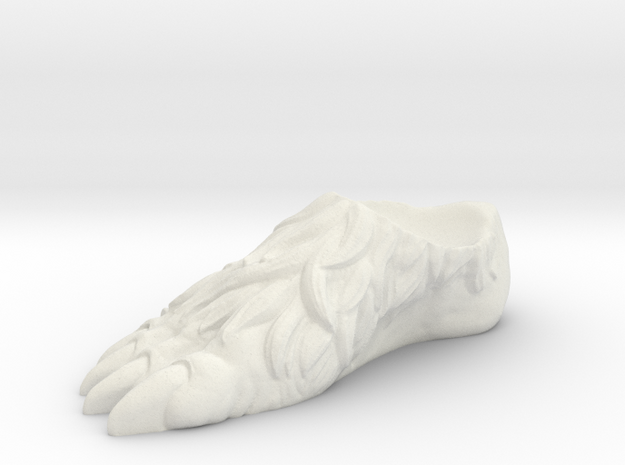 Motu Origins Beast Right Foot in White Natural Versatile Plastic