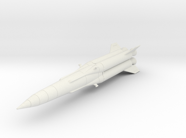 (1/144) A-35 - Fakel 5V61 (ABM-1 GALOSH) Missile in White Natural Versatile Plastic