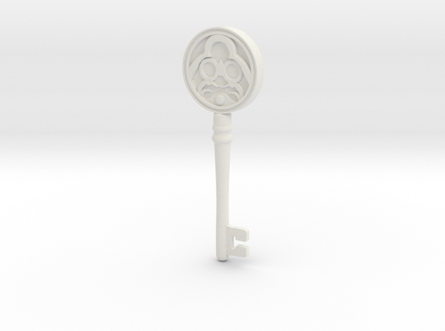 Resident Evil Village Iron Insignia Key in White Natural Versatile Plastic