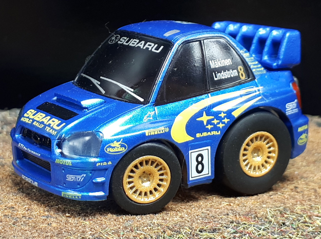 ChoroQ Subaru Impreza WRC2003 in Tan Fine Detail Plastic
