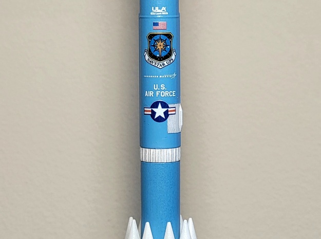 1/200 Delta II rocket in Smooth Fine Detail Plastic