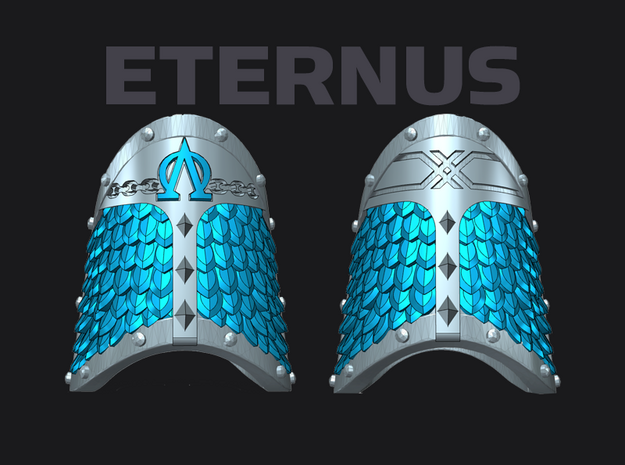 Hydra Legion : Eternus Shin Plate Set 2 in Tan Fine Detail Plastic