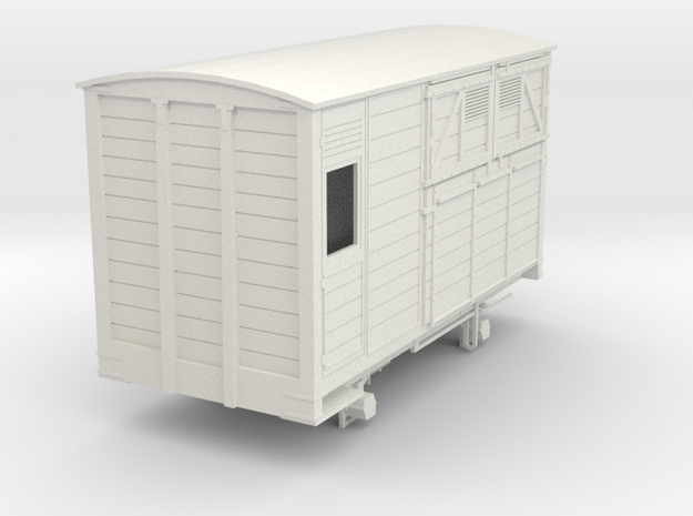 a-td-35-tralee-dingle-horsebox in White Natural Versatile Plastic