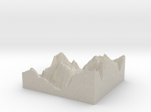 Model of Whistler in Natural Sandstone