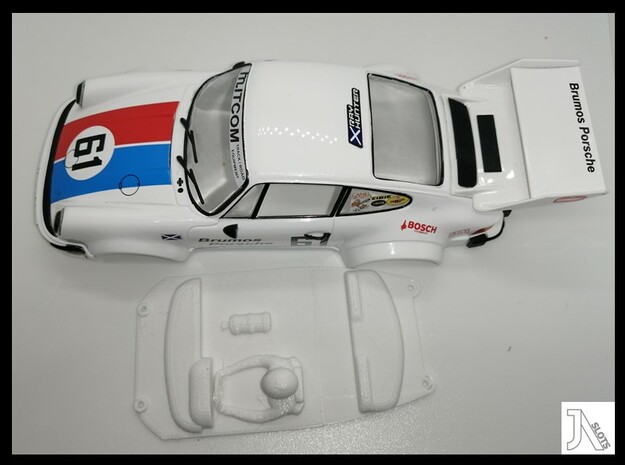 Interior for Fly Porsche 934/5 Turbo in White Natural Versatile Plastic