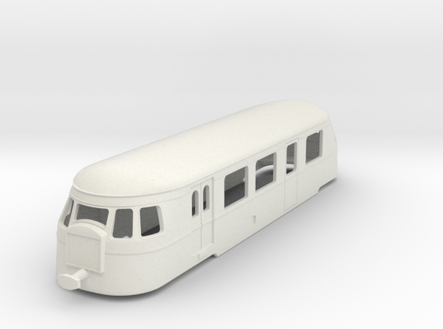 bl76-billard-a80d-ext-radiator-railcar in White Natural Versatile Plastic