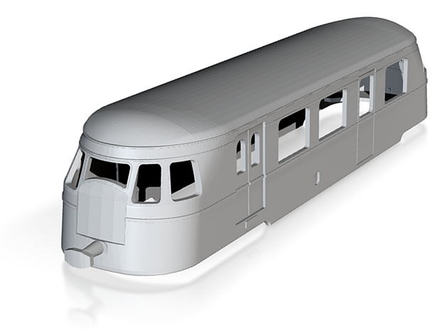 bl120fs-billard-a80d-railcar in Tan Fine Detail Plastic