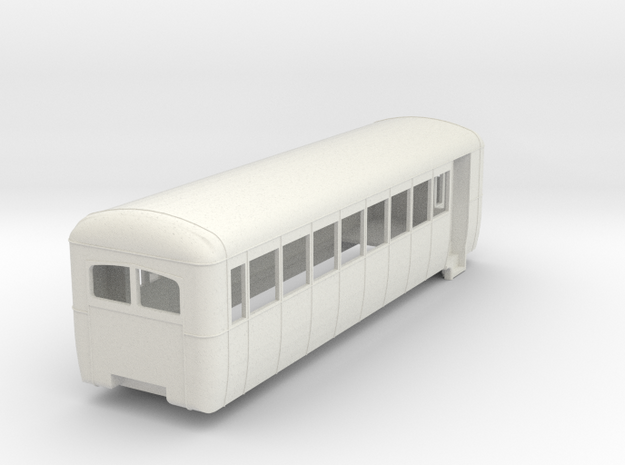 w-cl-64-west-clare-railcar-trailer-coach in White Natural Versatile Plastic