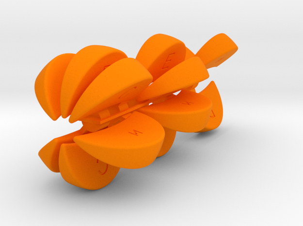 MandarinPerplex 5x3 in Orange Processed Versatile Plastic
