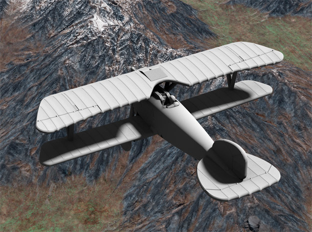 Albatros D.III Oeffag Series 253 in Gray PA12: 1:144