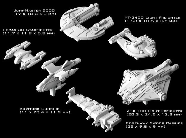 (Armada) Outer Rim Unfinished Business in Tan Fine Detail Plastic
