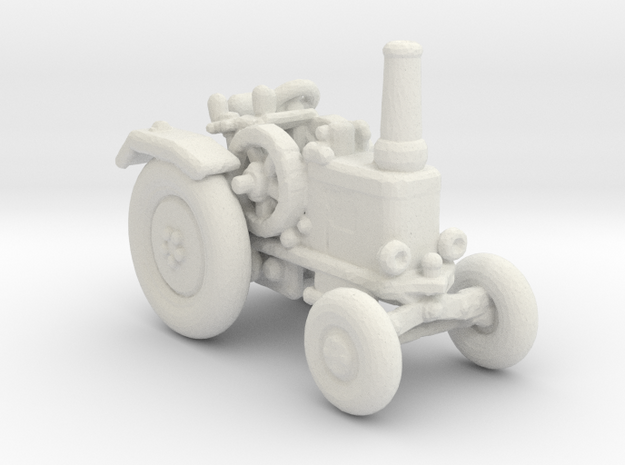 1921 Lanz Bulldog Tractor 1:160 scale white only in White Natural Versatile Plastic