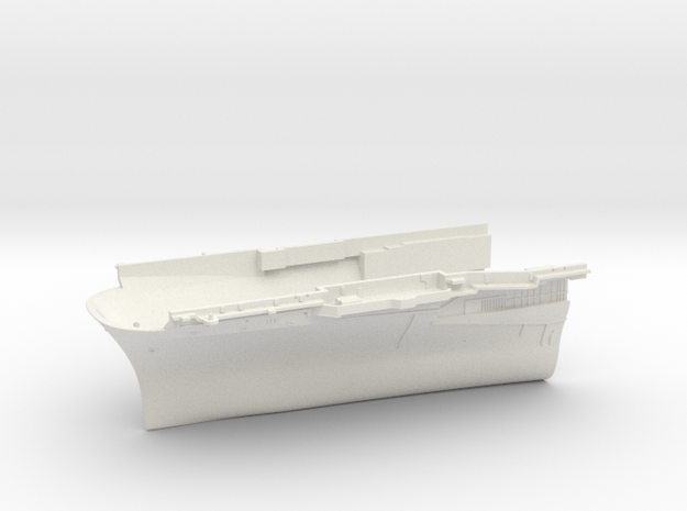 1/600 CVA-34 USS Oriskany Bow in White Natural Versatile Plastic