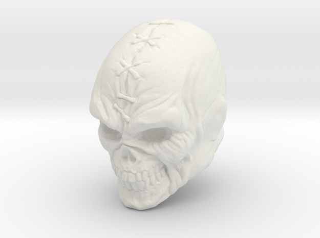 Executioner skull (Motu Origins) in White Natural Versatile Plastic