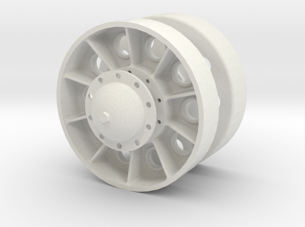 1/10 T34-lead_wheel in White Natural Versatile Plastic
