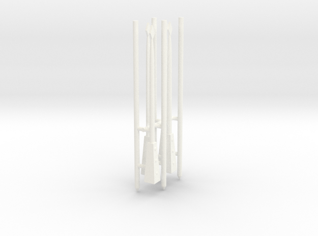 PILUM WILL X4 REP in White Processed Versatile Plastic