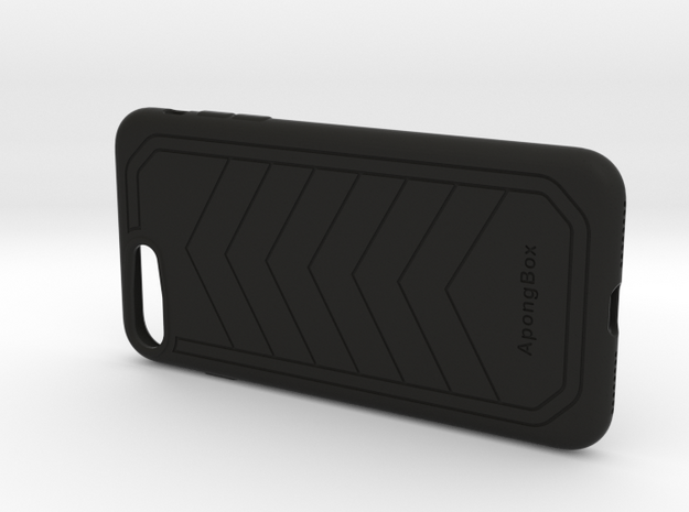 Iphone 8 Plus Case in Black Natural Versatile Plastic