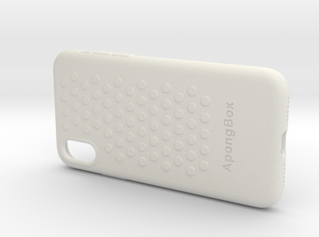 Iphone X Case in White Natural Versatile Plastic