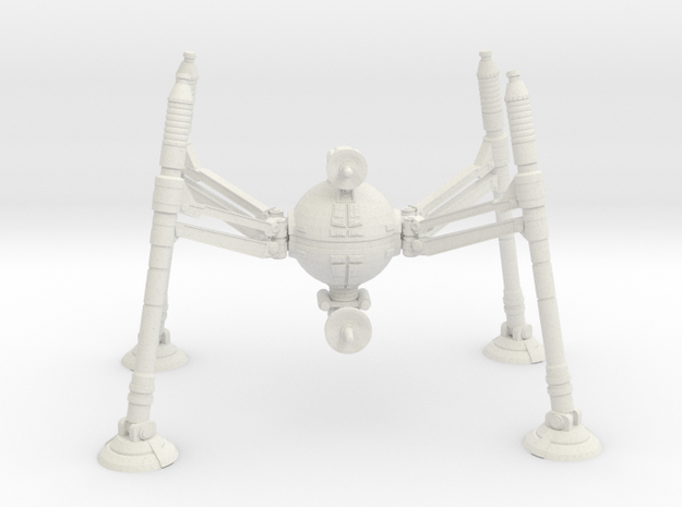 10mm Homing Spider Droid in White Natural Versatile Plastic