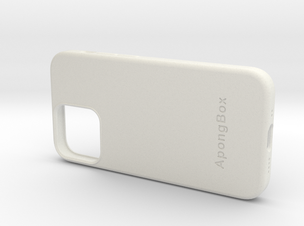 Iphone 12 mini Case in White Natural Versatile Plastic