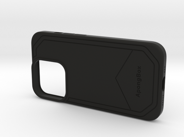 Iphone 13 Pro Case in Black Natural Versatile Plastic