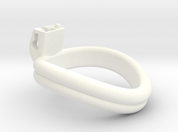 Cherry Keeper Ring G2 - 50x56mm Double (~53mm) in White Processed Versatile Plastic
