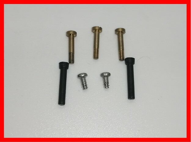 Steering Screw Set - Universal Chassis in Gray PA12