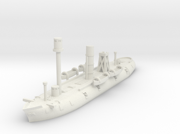 1/600 USS Galena (Ironclad) in White Natural Versatile Plastic